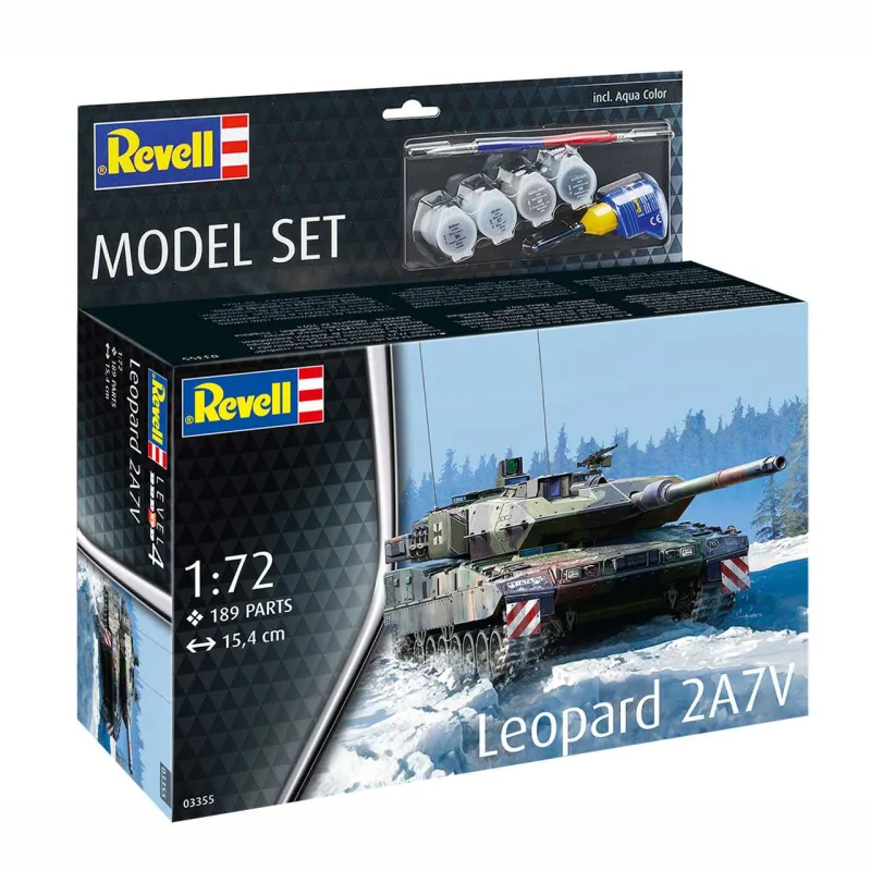 Revell ModelSet tank 63355 - Leopard 2A7V (1:72)
