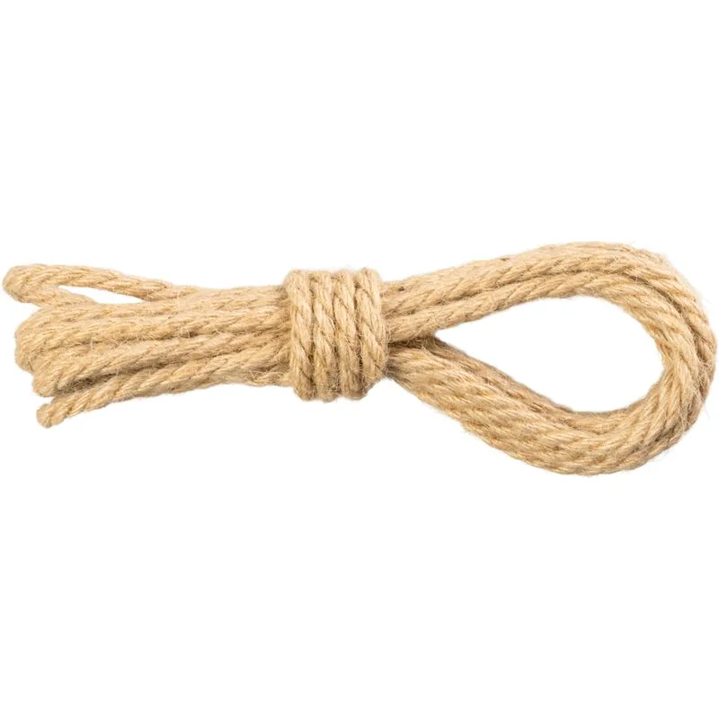 Lano Strend Pro Garden, jutové, prírodné, 6 mm, stáčané, L-3 m