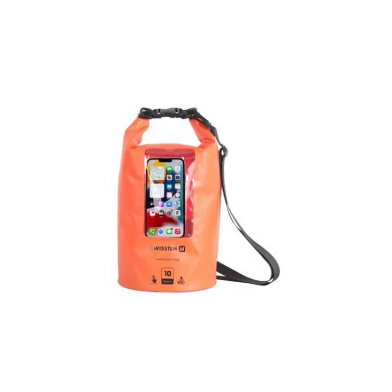 Swissten vodotěsné pouzdrowaterproof oranžové(10l) (32900820)