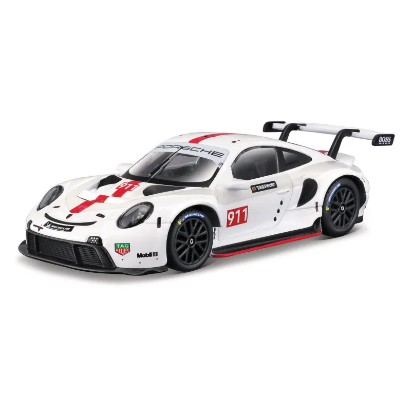 Bburago - RACE, Porsche 911 RSR, biela, 1:43