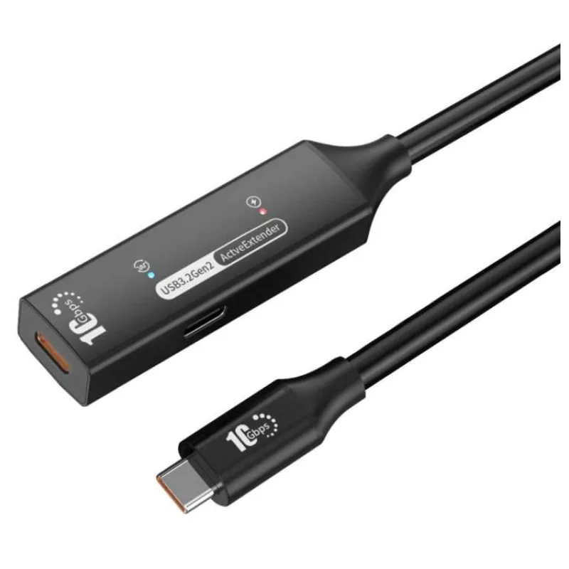 PremiumCord USB-C repeater + kábel USB-C, 5m (ku31rep5bl)
