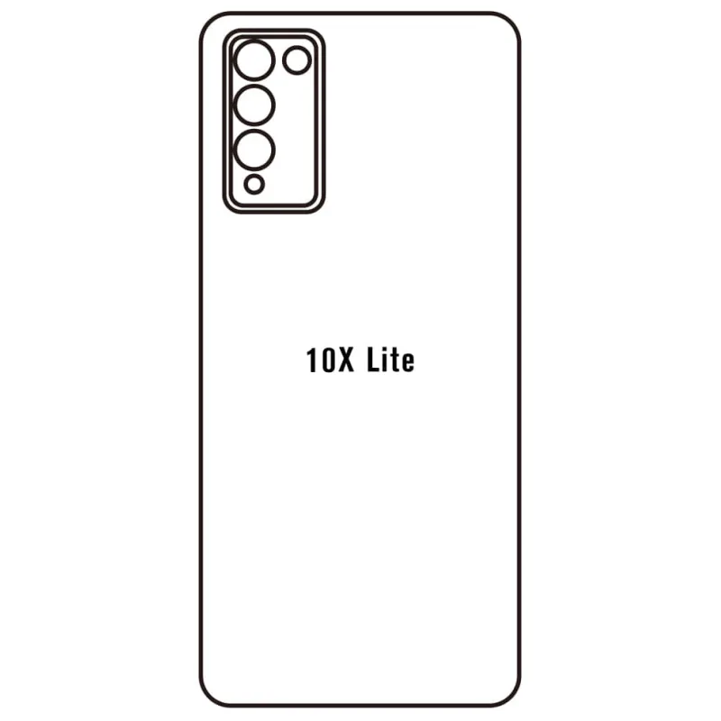 Sunshine Honor 10X Lite Zadná Hydrogél ochranná fólia Strih: Zadná časť 1, Typ fólie: Matná