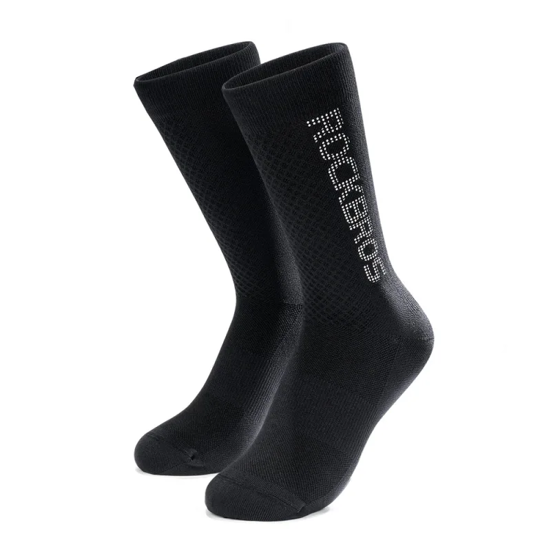 Rockbros 490067003 Reflexné cyklistické ponožky M - čierne