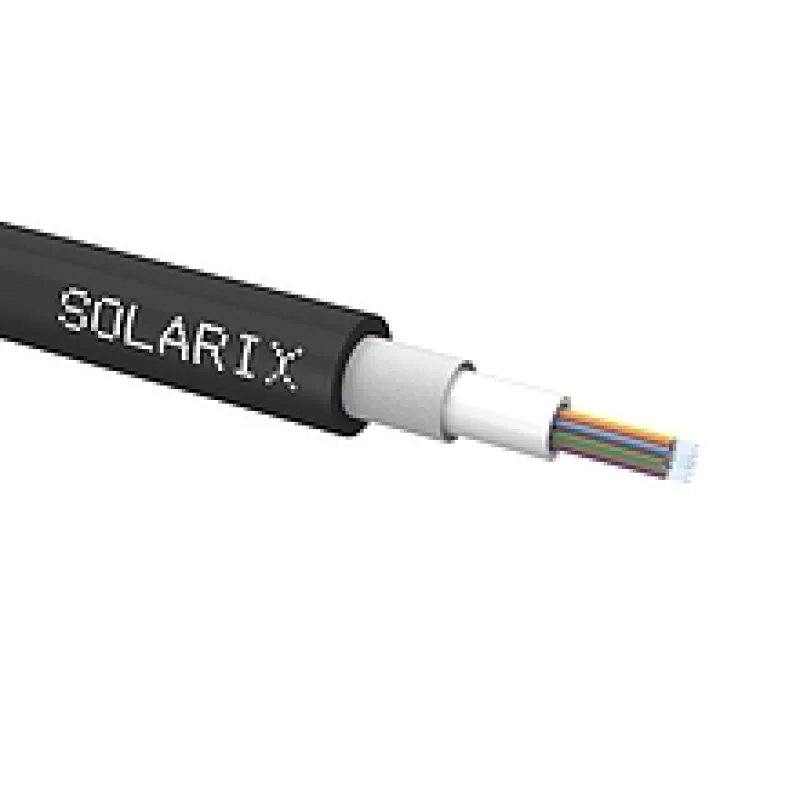 SOLARIX Univ. 24vl MM 50/125 OM3 Eca CLT kabel černý LSOH, cena za metr 70294243