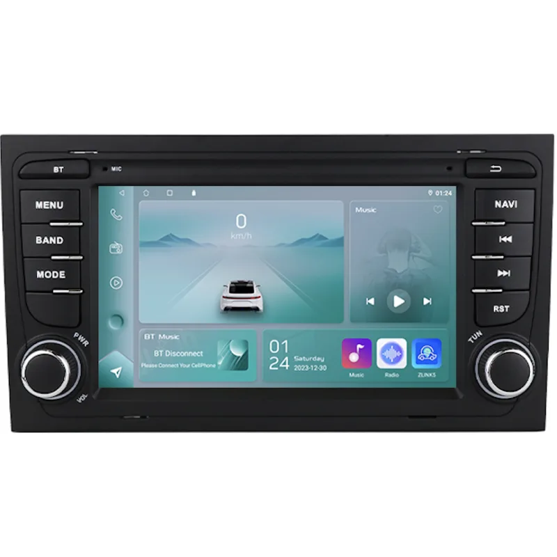 HIZPO ADA47001 Autorádio 7“ Android pro Audi A4 / S4 / Seat Exeo Model: P2ADA47001CP (2+32GB) CHRP2ADA47001CP