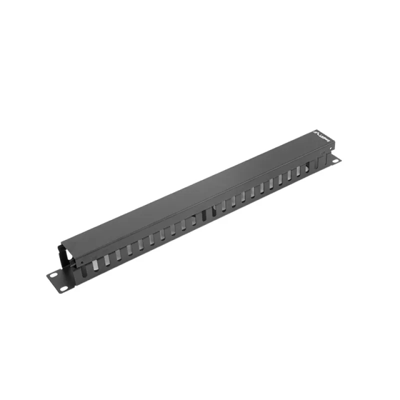 LANBERG 19" PANEL PRO SPRÁVU KABELŮ TYP A 1U ČERNÝ AK-1201-B