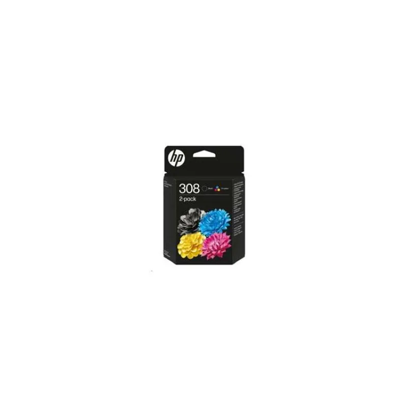 HP/InkHP 308 BK/Tri-Color Ink Cartridge (6L6S6UE#LS1)