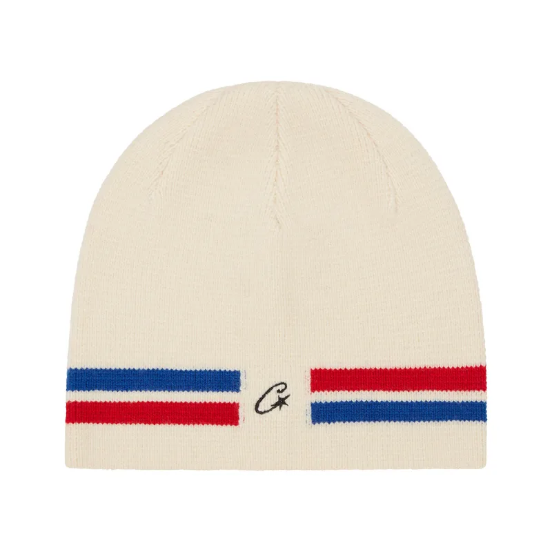 Corteiz VVS Knit Beanie Cream - OS
