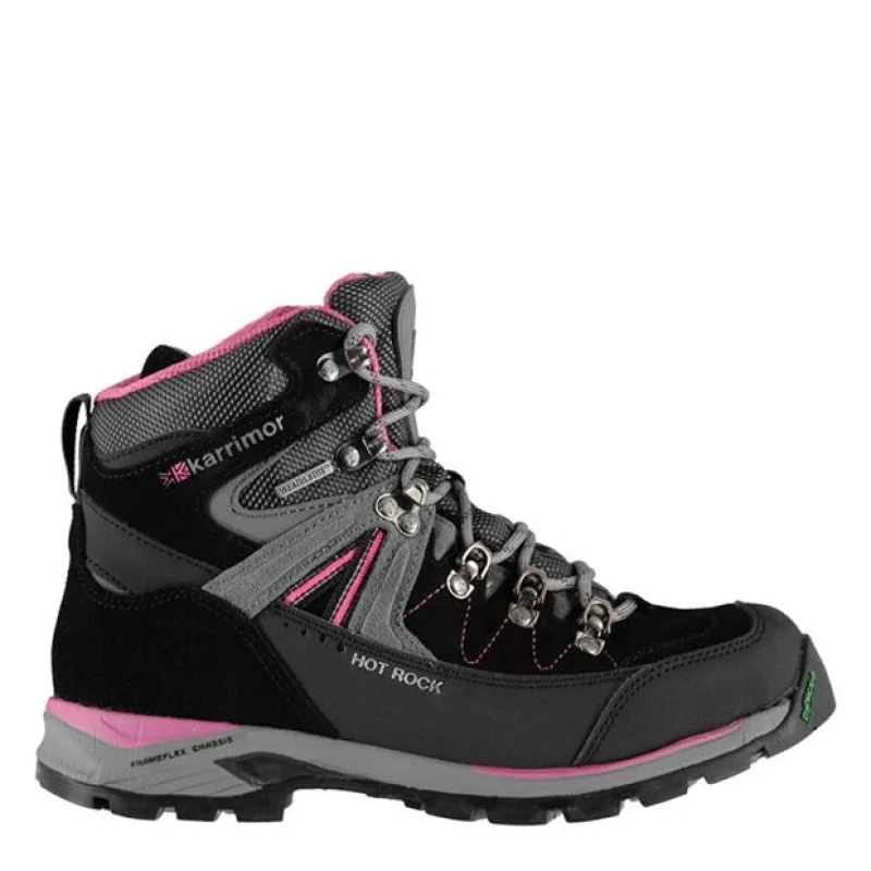 Dámska Turistická Obuv KARRIMOR Hot Rock, FFC, Weathertite Extreme, DynaGrip, šedá Farba: ružová, Veľkosť: 37