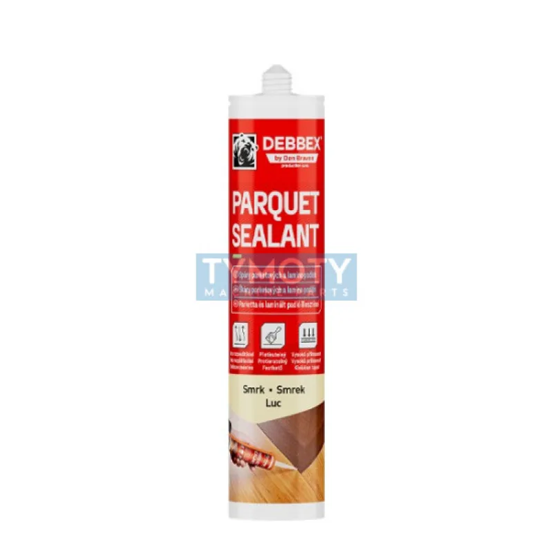 Debbex Parketový tmel - 280 ml smrek, kartuše