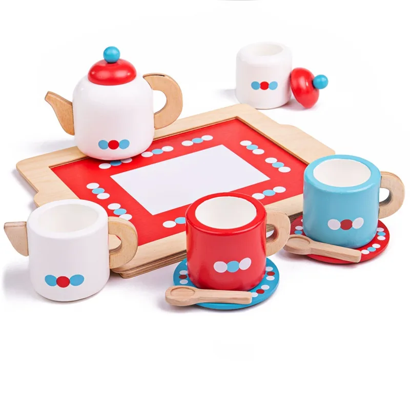 Bigjigs Toys Bigjigs Toys Čajový servis s puntíky poškozený obal