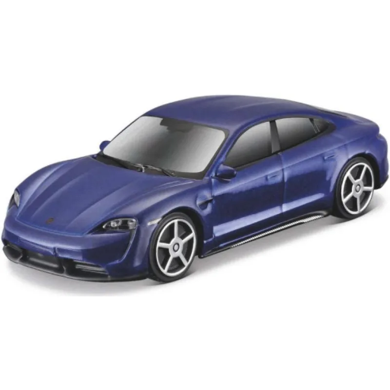 Bburago Street Fire Collezione Porsche Taycan 2018, modré 1:43