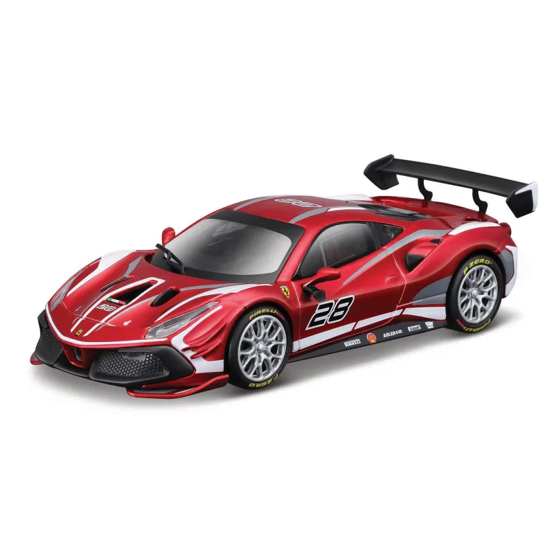 Bburago - RACING, Ferrari 488 CHALLENGE EVO 2020 v dekoratívnom boxe, 1:43