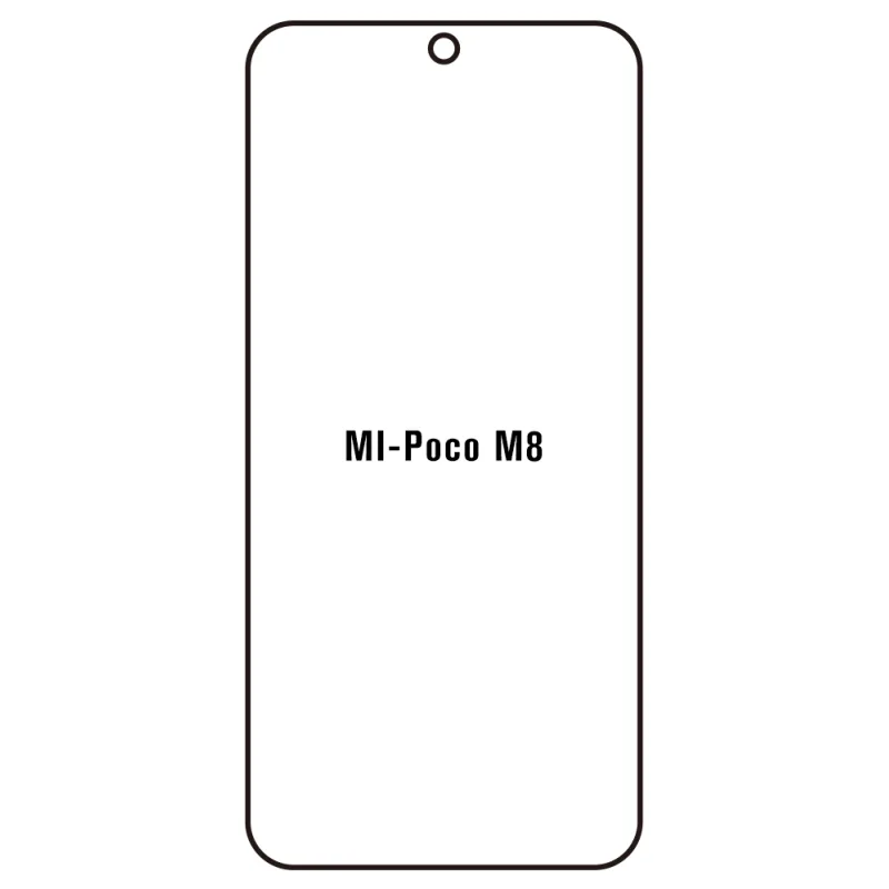 Sunshine Xiaomi Poco M8 5G Predná Hydrogél ochranná fólia Strih: Kompatibilná s krytom 2, Typ fólie: Proti modrému svetlu