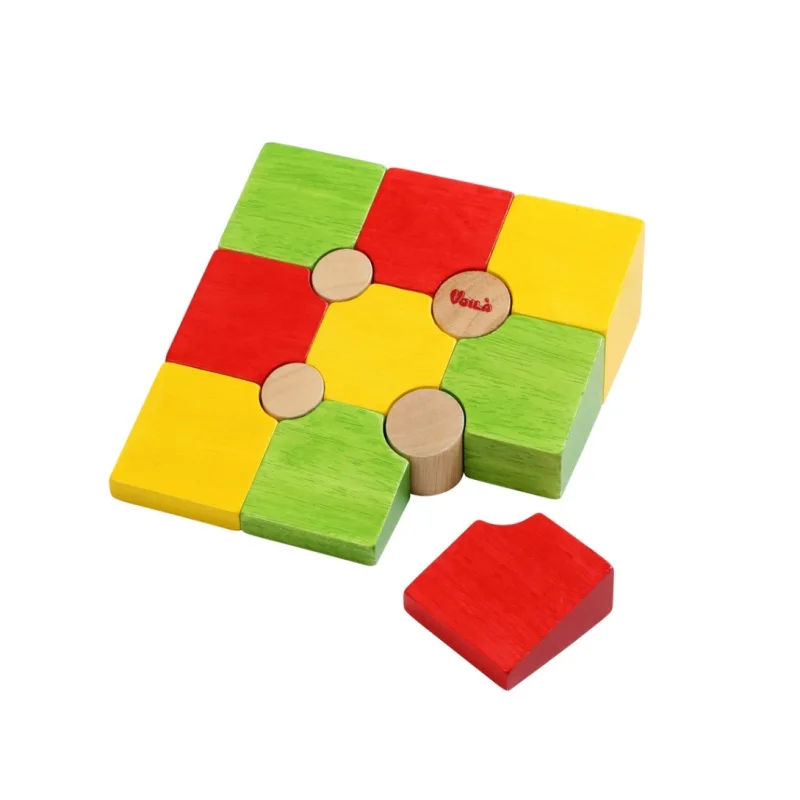 Voila Drevené 3D puzzle tvary