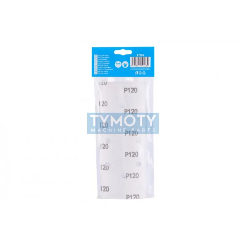 Papier brúsny WESTBERG 93x230mm P120 8 otvorov 5ks