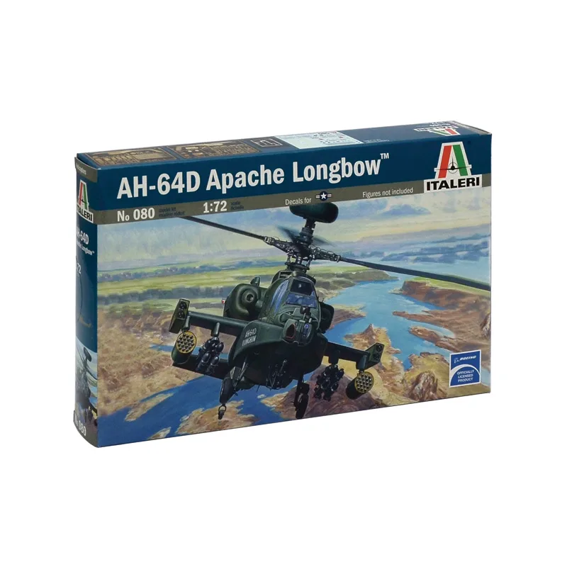 Italeri Model Kit vrtuľník 0080 - AH-64 D APACHE LONGBOW (1:72)
