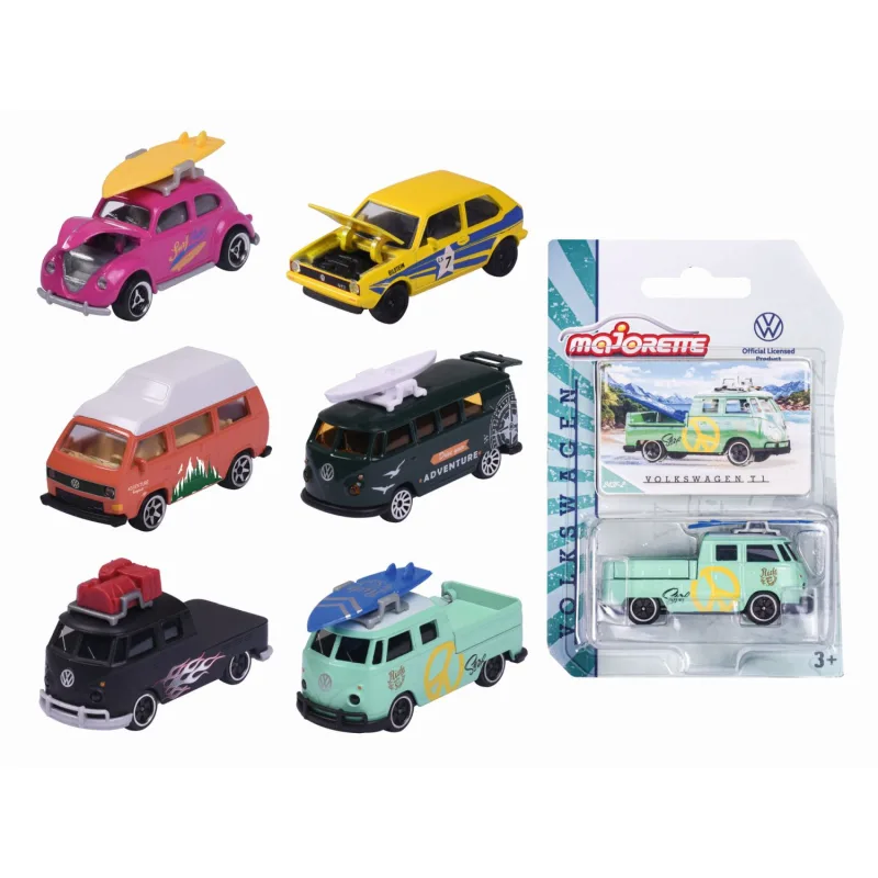 Majorette VW The Originals Premium, 6 druhov