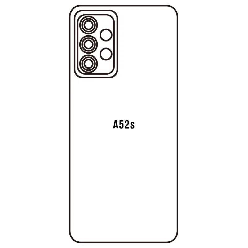 Sunshine Samsung A52s 5G Zadná Hydrogél ochranná fólia Strih: Zadná časť 2, Typ fólie: Matná