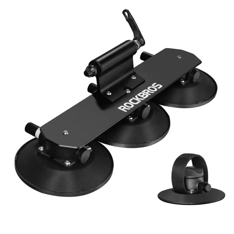 Strešný nosič Rockbros XP1001 s prísavkami pre 1 bicykel - čierny
