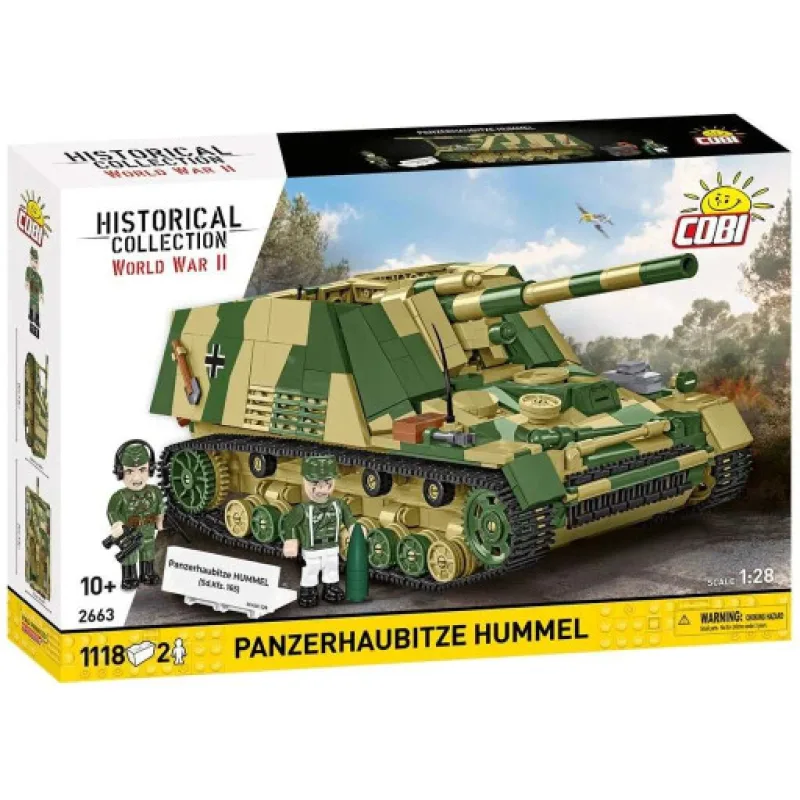 Cobi 2663 II WW Panzerhaubitze HUMMEL, 1:28, 1118 kostek