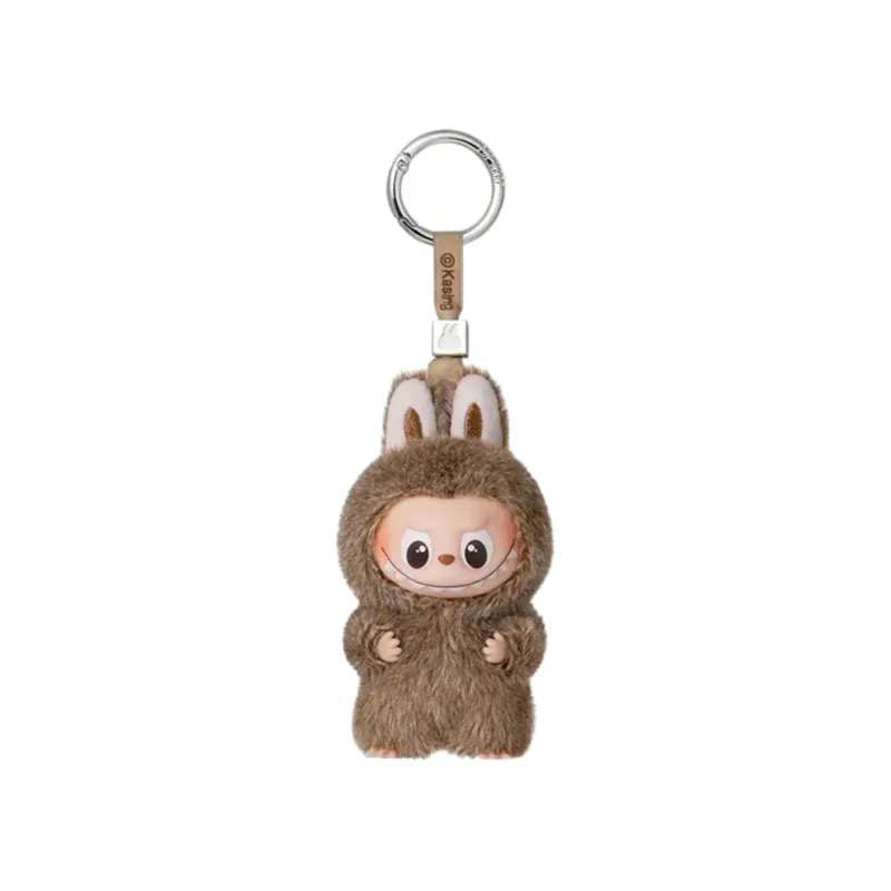 Pop Mart Labubu The Monsters Pin for Love Series "&" Vinyl Plush Pendant Brown - OS