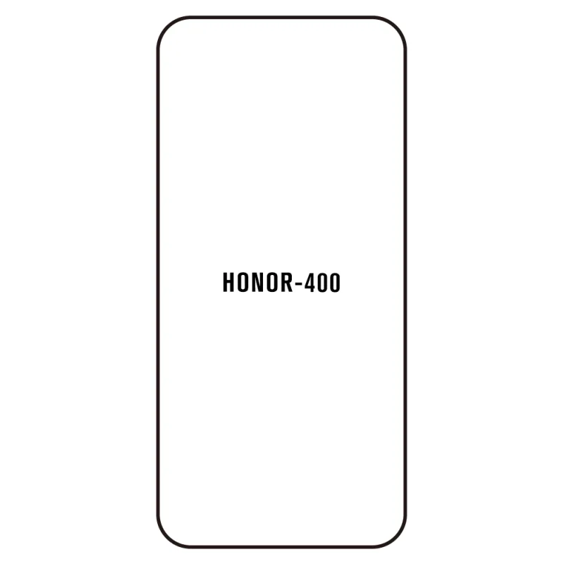 Sunshine Honor 400 Predná Hydrogél ochranná fólia Strih: Predná 1, Typ fólie: Matná