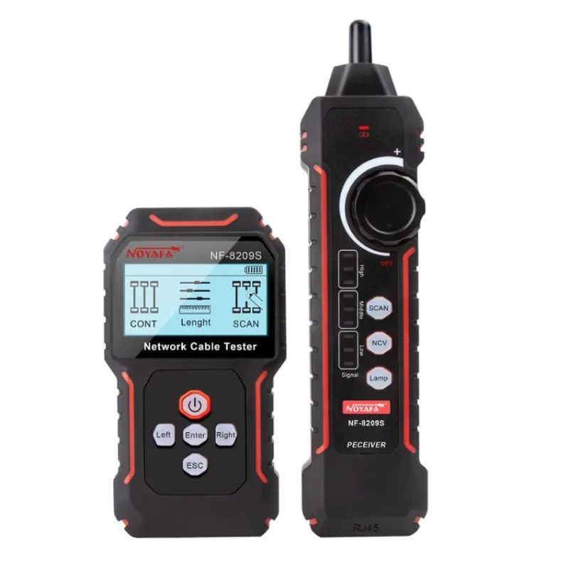 W-Star Tester kabelů UTP WSNF8209S, RJ45, Poe, hledací sonda, flash port WSNF8209S