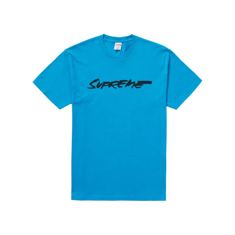 Supreme Futura Logo Tee Bright Blue - M