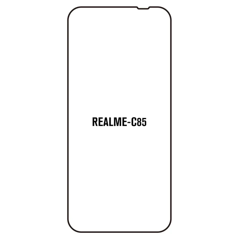 Sunshine Realme C85 5G Predná Hydrogél ochranná fólia Strih: Predná 1, Typ fólie: Anti-Spy (Privacy)