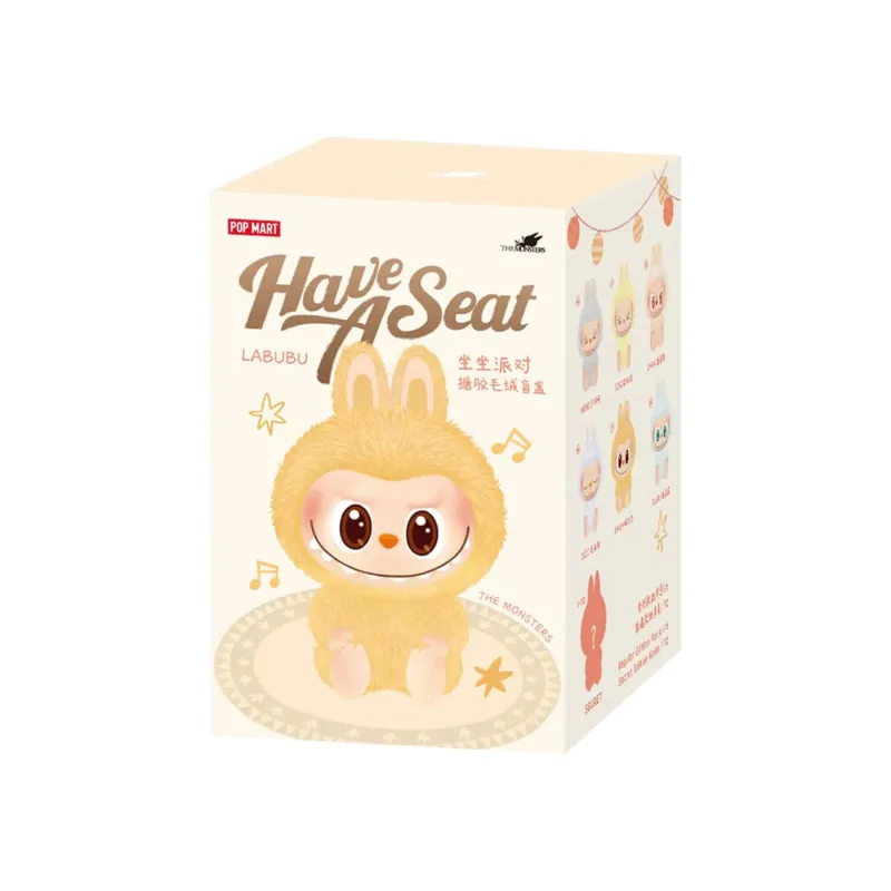 Pop Mart Labubu The Monsters Have a Seat Vinyl Plush Single Blind Box - OS