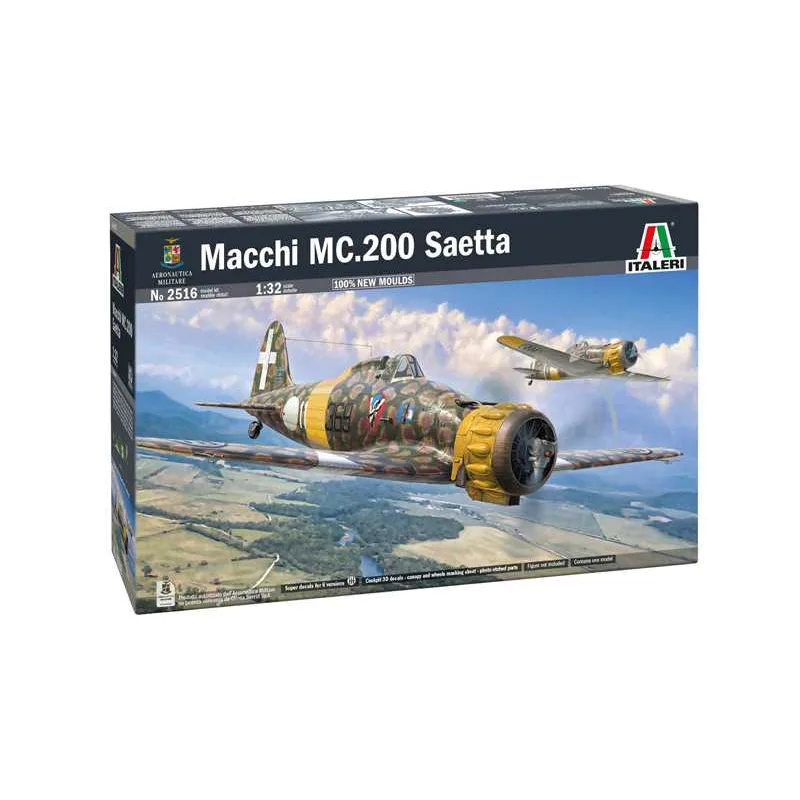 Italeri Model Kit lietadlo 2516 - Macchi C.200 (1:32)