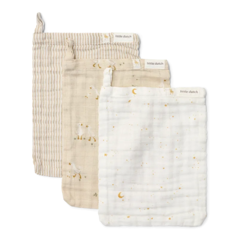 Little Dutch Žinky 3 ks Husa Newborn Naturals