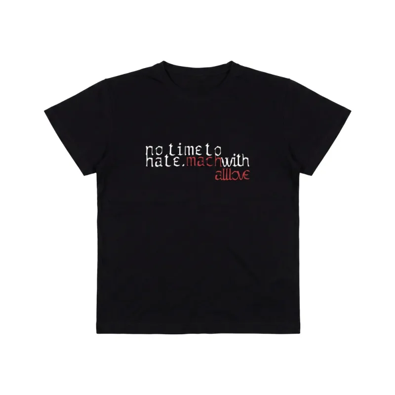 Mach Designs No Time To Hate T-shirt Black - M
