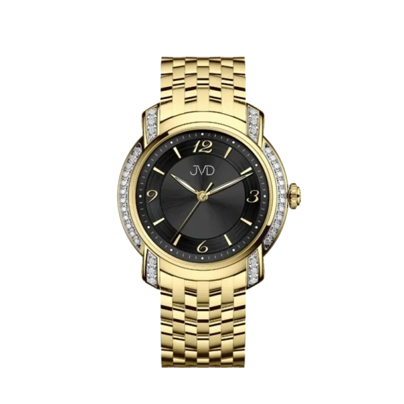 JVD Dámské náramkové zlacené elegantní šperkové hodinky JVD JG1042.2