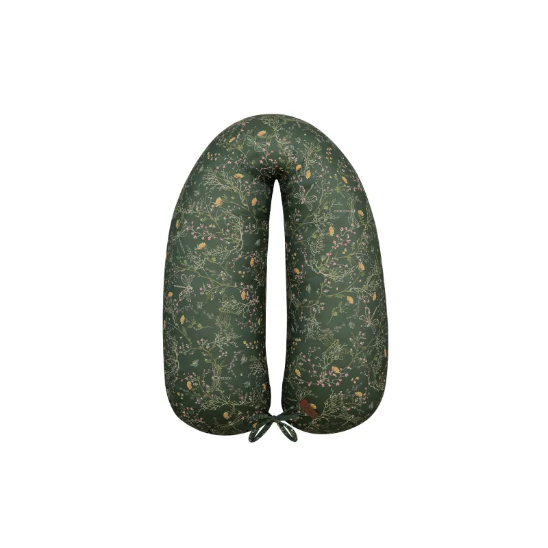 KikkaBoo Dojčiaci vankúš 2v1 Secret Garden Green