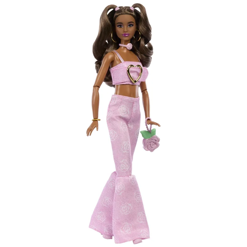Barbie DELUXE style modelka s ružami