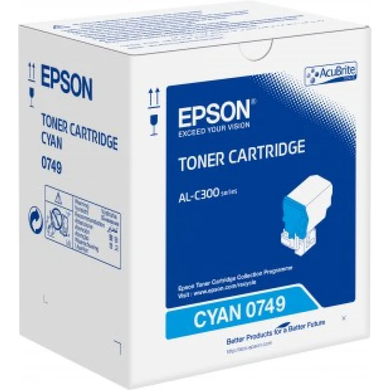 Toner Cartridge Cyan pro Epson WorkForce AL-C300 C13S050749
