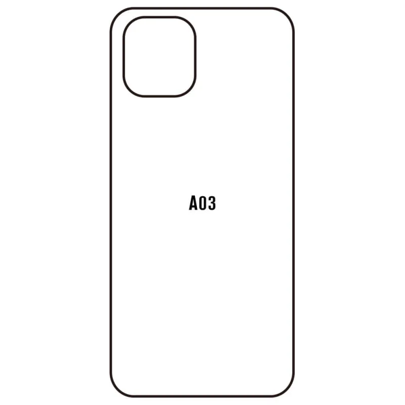 Sunshine Samsung A03 Zadná Hydrogél ochranná fólia Strih: Zadná časť 1, Typ fólie: Matná