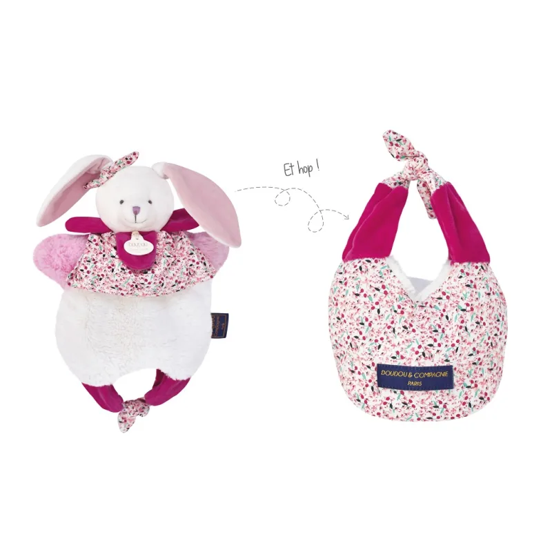 Doudou et Compagnie Paris Doudou Zajačik v taške 3v1