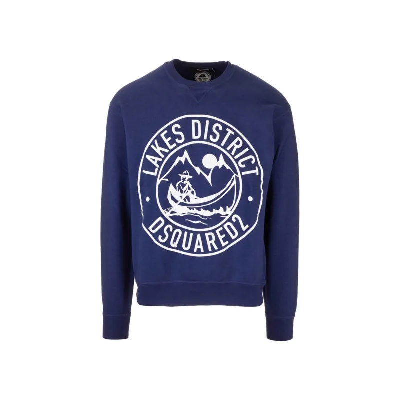 Dsquared2 Lakes District Sweatshirt Blue - M