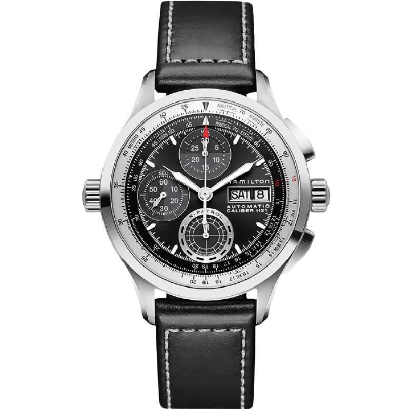 Hamilton Khaki Aviation Khaki X Patrol Auto Chrono | H76556731 - OS