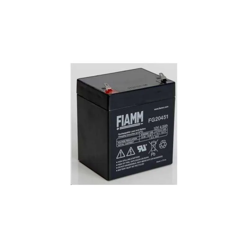 Batéria - Fiamm FG20451 (12V/4,5Ah - Faston 187), životnosť 5 rokov (07953)