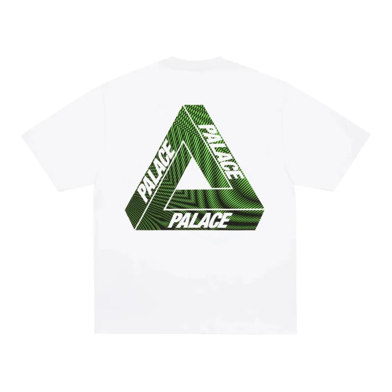 Palace Tri-Vex T-Shirt White/Green - M