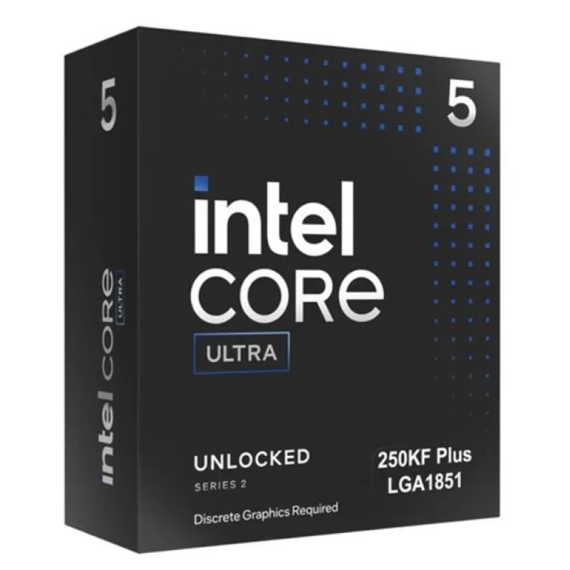 Intel® Core™Ultra 5-250KF Plus processor, 5.53GHz,30MB, LGA1851, BOX, bez…
