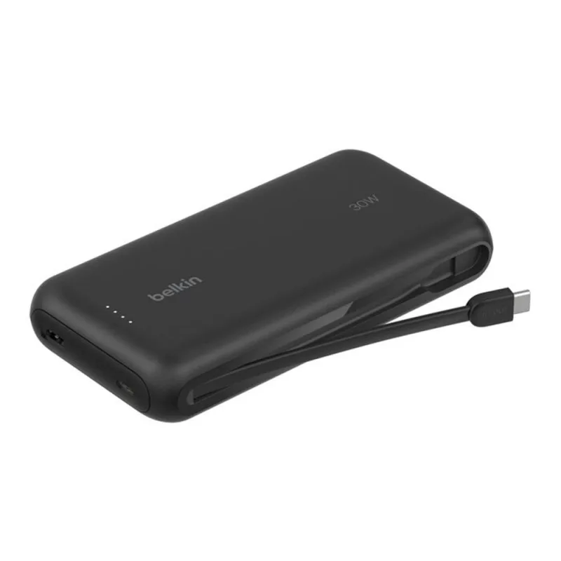 Belkin Boost Charge Powerbank 20K with Integrated Cable - Black BPB024hqBK