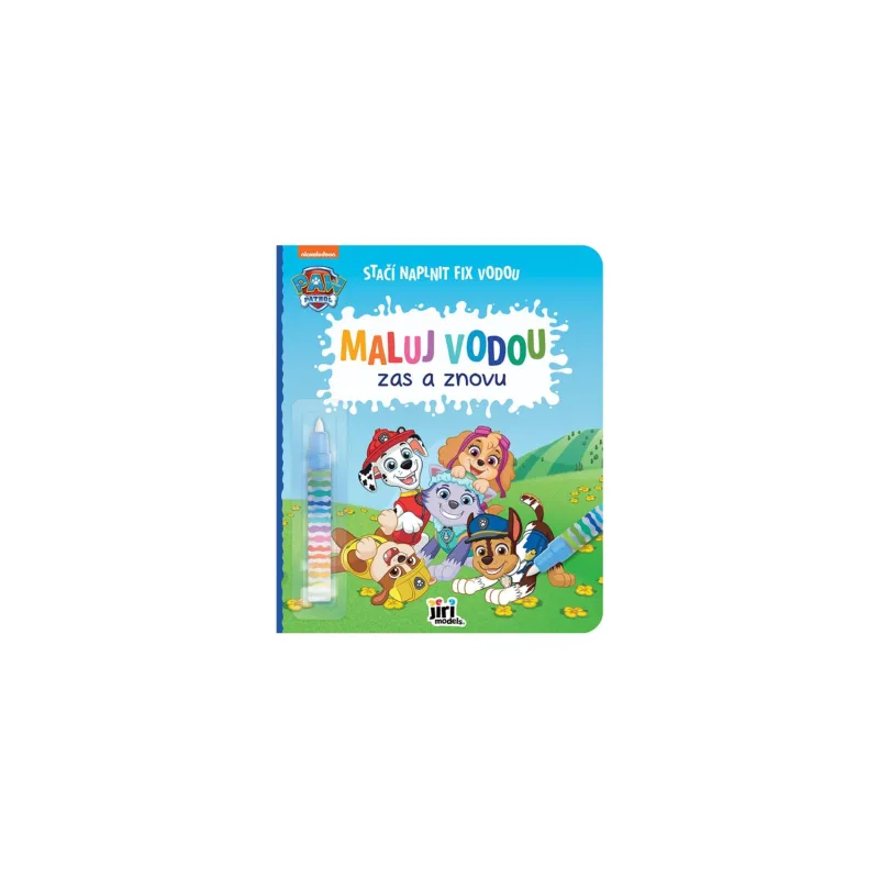 Jiri Models Knížka Maluj vodou zas a znovu Tlapková patrola/Paw patrol