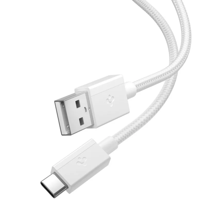 Spigen Essential EB6015AC USB-C 60W 150 cm kábel – biely