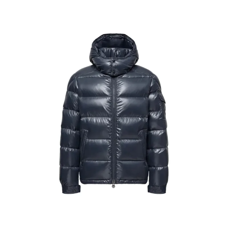 Moncler Maya Hooded Short Down Jacket Navy - XXL