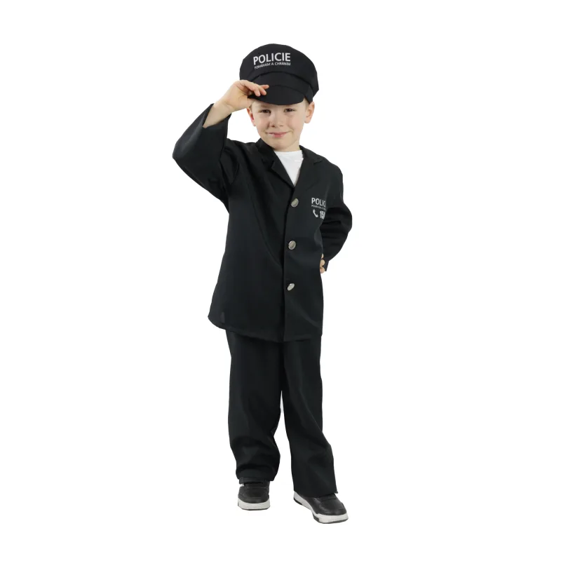 Rappa Detský kostým policajt s čiapkou - slovenská potlač (M) e-obal